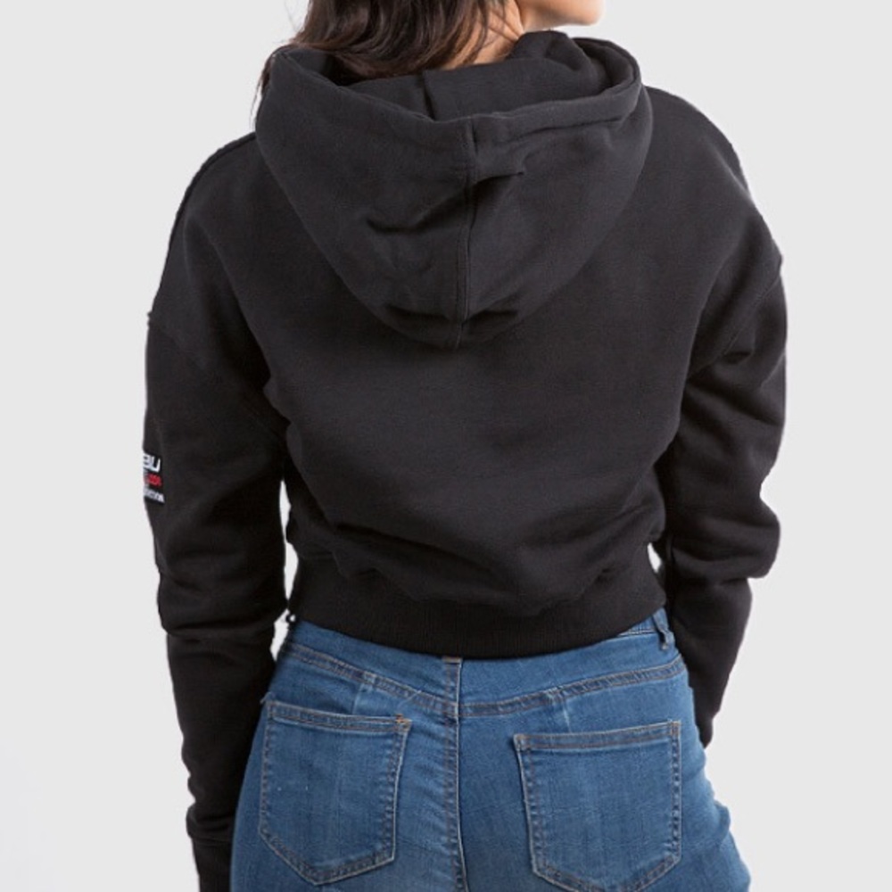 FUBU Sports Crop Pullover Hoodie - Picture 2 of 6